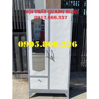 TỦ SẮT 2 CÁNH SƠN DẦU BẢO HÀNH 2 NĂM HCM
