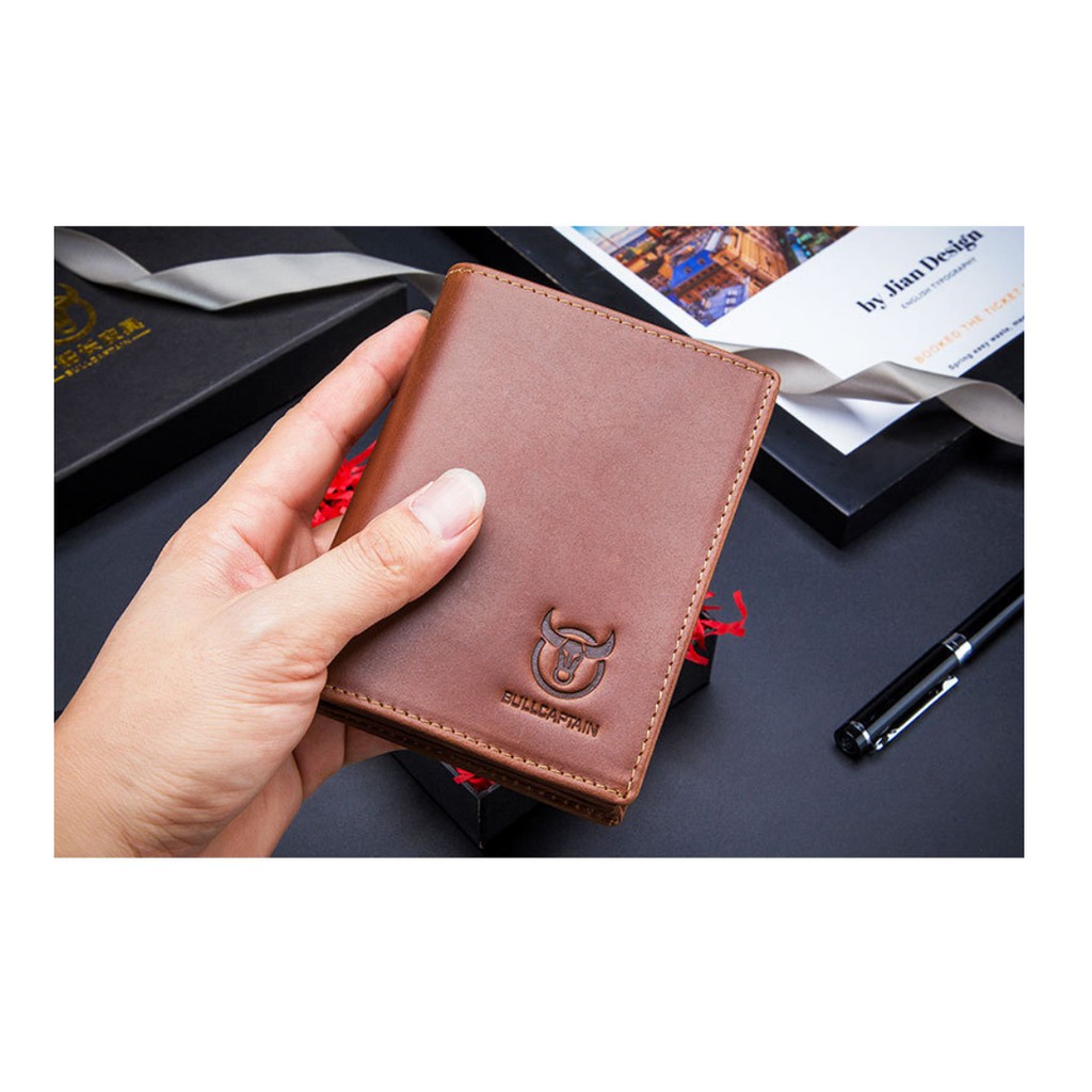 ví nam 100% da bò thật cao cấp phong cách mới
