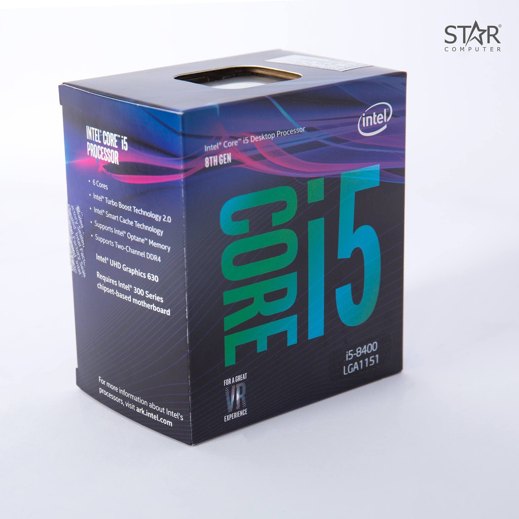 Bộ vi xử lý CPU Intel Core i5 8400 (4.00GHz, 9M) | BigBuy360 - bigbuy360.vn