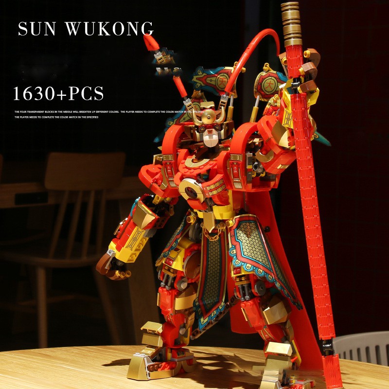 Đồ chơi lắp ráp Ngộ Không Tây du kí - Wukong Sun Monkey King Mech Robot 82220 - Xếp hình Ngộ Không