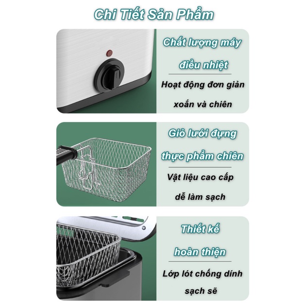 Bếp Chiên Gia đình ElecCooker Silver - Home and Garden