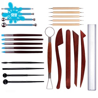 Bộ 24 dụng cụ tạo hình đất sét