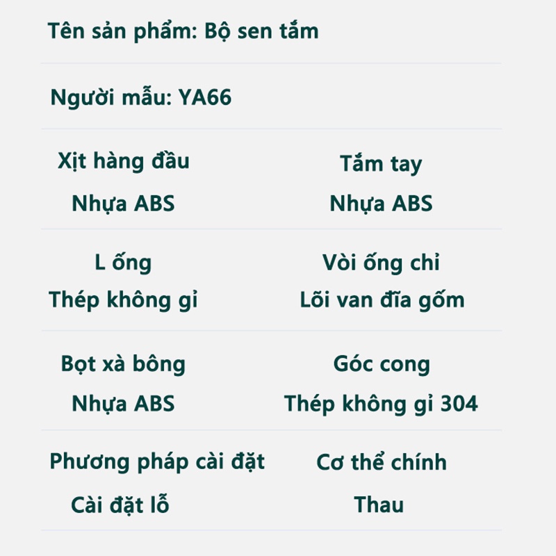 Vòi sen hình vuông loại treo tường Duy trì nhiệt độ nước tắm Bộ vòi sen màu đen dùng trong phòng tắm