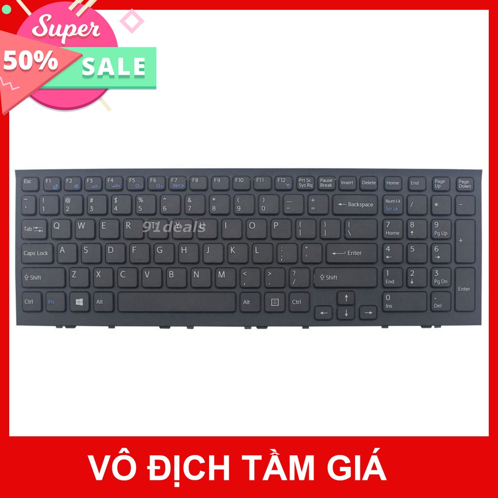 Bàn Phím Laptop Sony Vaio EH VPCEH VPC-EH VPC EH Series có khung 2 màu đen trắng FREE ship đơn từ 50k