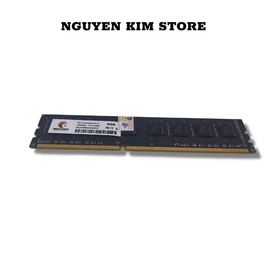 RAM PC Goldtech 8GB DDR3 Bus 1600Mhz Mới 100%|Bảo Hành Chính Hãng 3 Năm