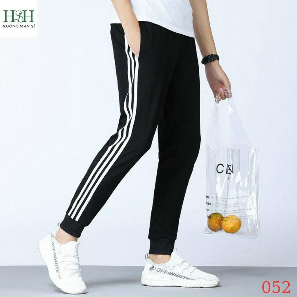 Quần Thể Thao Phong Cách Hàn Quốc Chất vải Thun Giản 2 Chiều .Phong Cách Đường Phố
