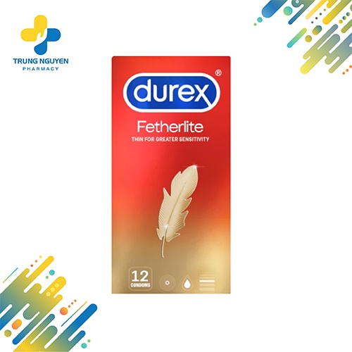 Bao cao su Durex Fetherlite (Hộp 12 cái)