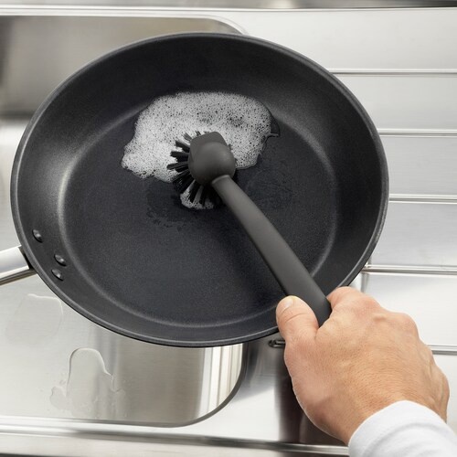 Cọ rửa chảo,bát,xoong cán dài hít chân không RINNIG ikea