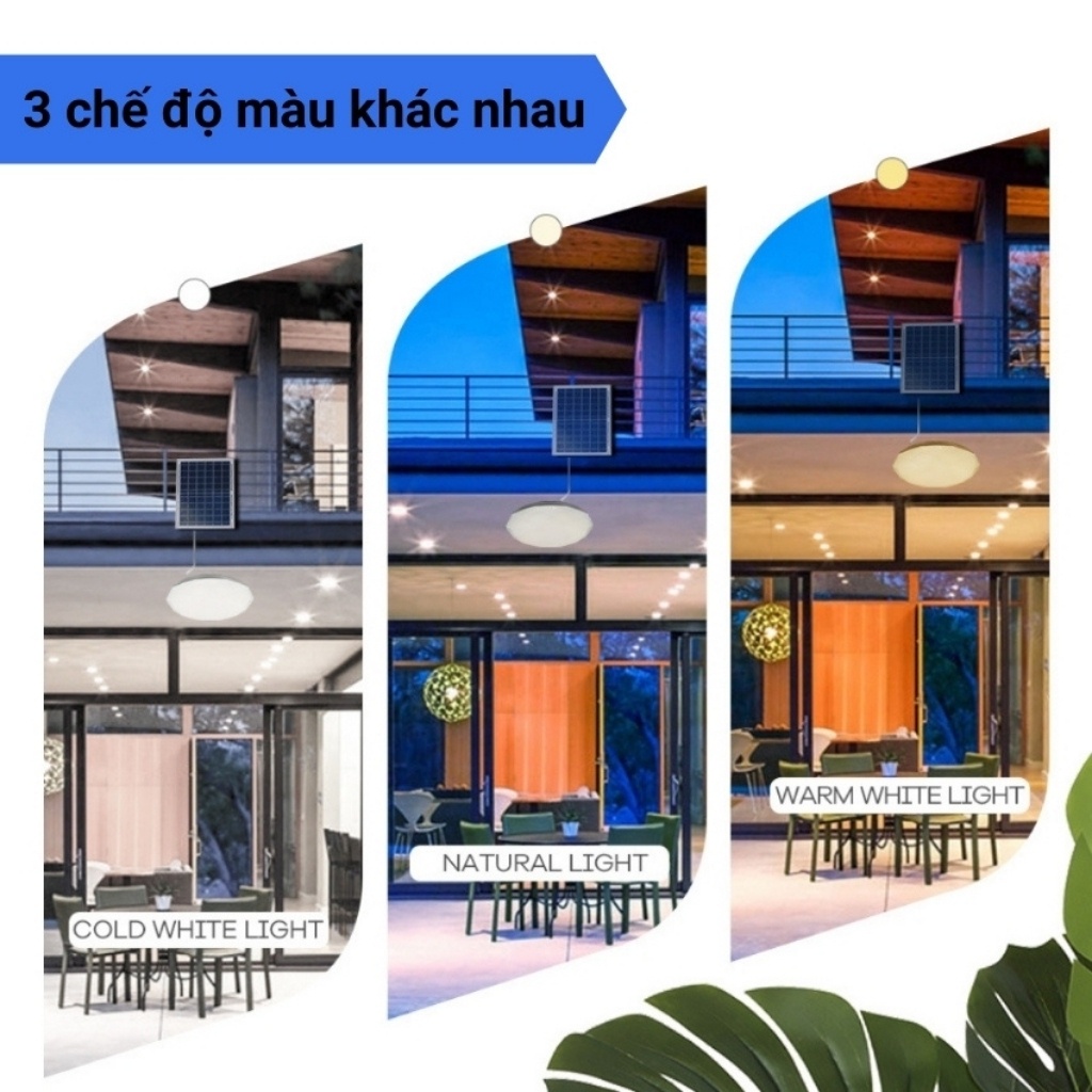 [Quà20k]Đèn Năng Lượng Mặt Trời Ốp Trần Nhà Công suất 100w,200w Chính Hãng Tiết Kiệm Điện tuổi thọ 10 năm Bảo Hành 2 Năm