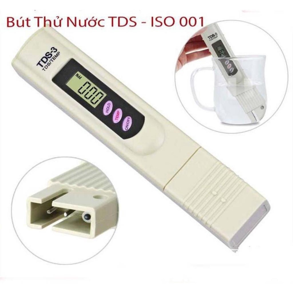 Bút Thử Nước Sạch TDS 3 Chính Hãng Bảo Hành Lỗi 1 Đổi 1