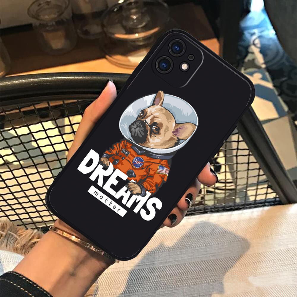 Vỏ ốp iPhone Cute Bull Dog chống sốc cho iPhone 6/6pl/6s/6spl/7/7pl/8/8pl/x/xs/11/12/13/pro/max - Chinchincase