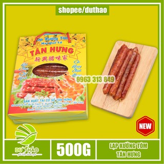  Lạp xưởng tôm Tân Hưng lạp xưởng Sóc Trăng vị mai quế lộ 500gr hạn dùng 3 tháng