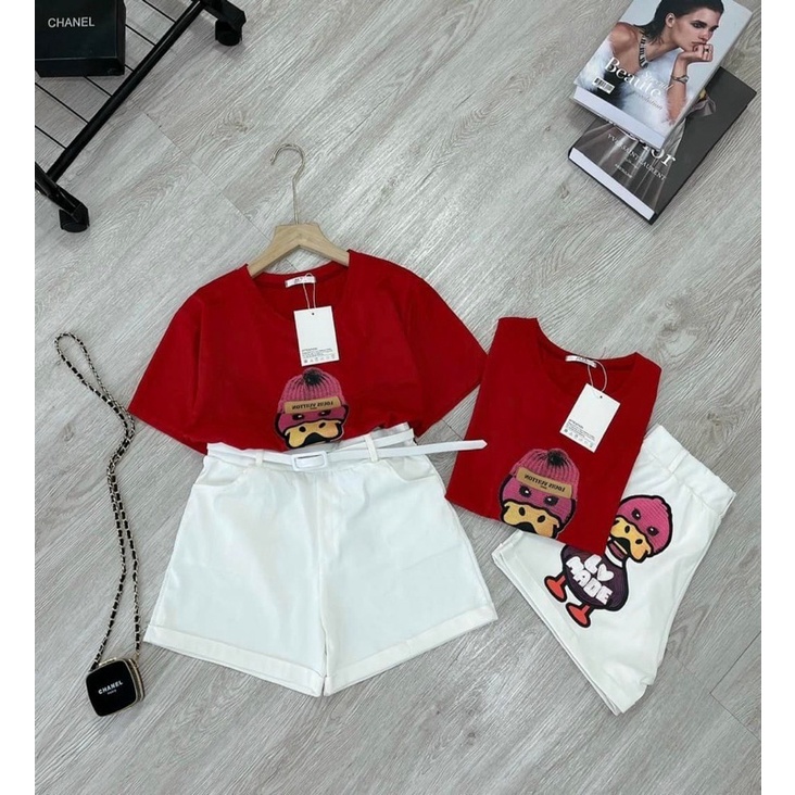 ✔ 𝗙𝗥𝗘𝗘 𝗦𝗛𝗜𝗣 SÉT VỊT KÈM ĐAI SIÊU HÓT ÁO THUN COTTON MẶC LÊN NGƯỜI ĐẸP LẮM Ạ