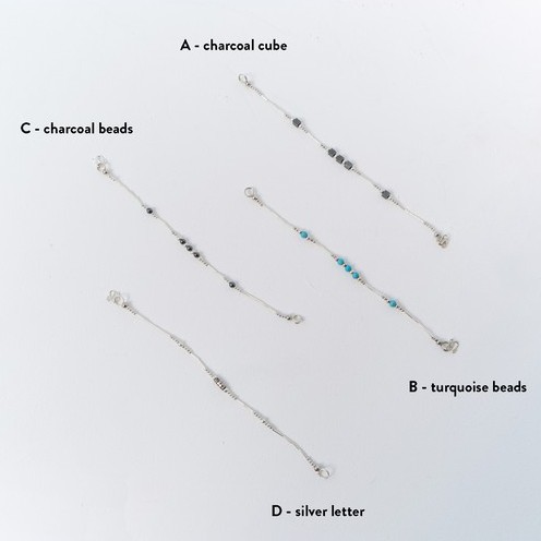 Ornaments silver bracelet  - lắc tay bạc họa tiết hạt tròn