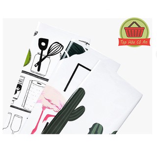 Giấy dán tường bếp hoạ tiết
