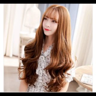 Cả đầu tóc giả xoăn dài 70cm mã số 8138