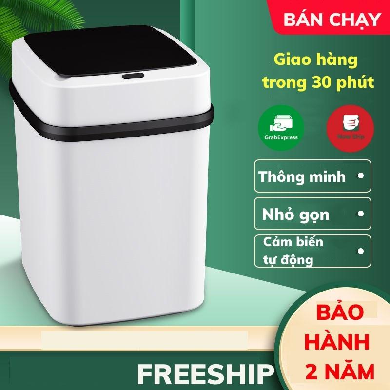 Thùng Rác Mini Thùng Rác Thông Minh Cảm Ứng Tiện Lợi Đa Năng, Đèn Trần Phú