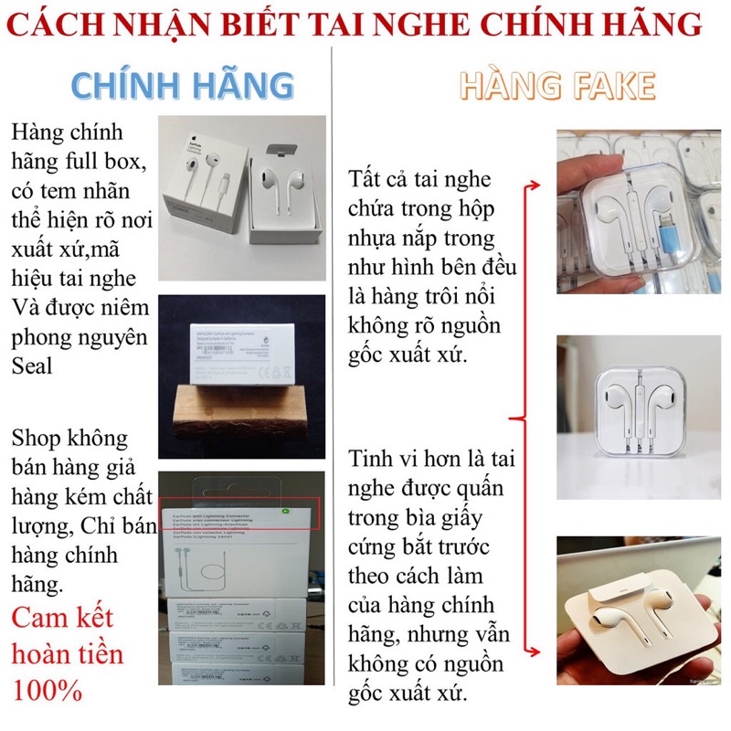 Tai nghe IP xsmax  zin 100% bảo hành 12 Tháng