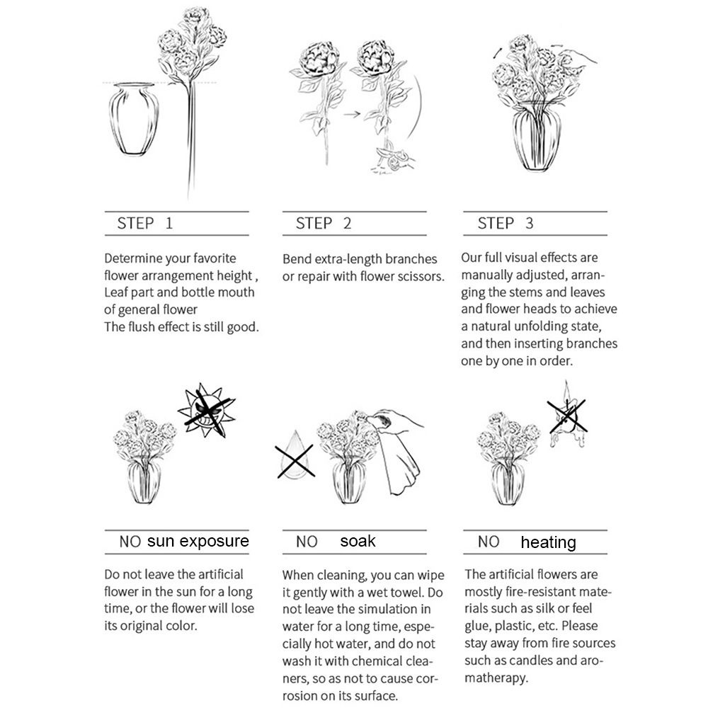 CONOPERY Hoa hồng giả cầm tay bằng lụa dùng trang trí DIY tùy chọn màu sắc