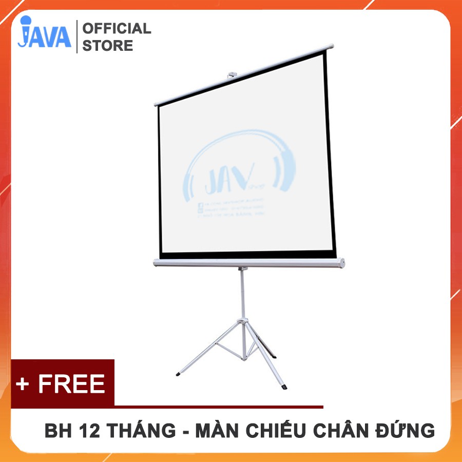 [Loại xịn bảo hành 12 tháng ] MÀN CHIẾU CHÂN ĐỨNG 100INCH - Tương phản cao - Màn dẻo dai, chắc chắn