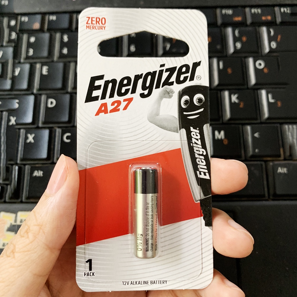 Pin cửa cuốn A27 Energizer chính hãng - Vỉ 1 viên