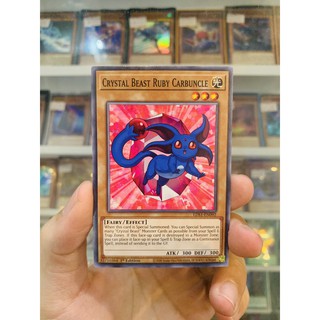 Thẻ Bài Lẻ YugiOh! Mã LDS1-EN092 - Crystal Beast Ruby Carbuncle - Common - 1st Edition