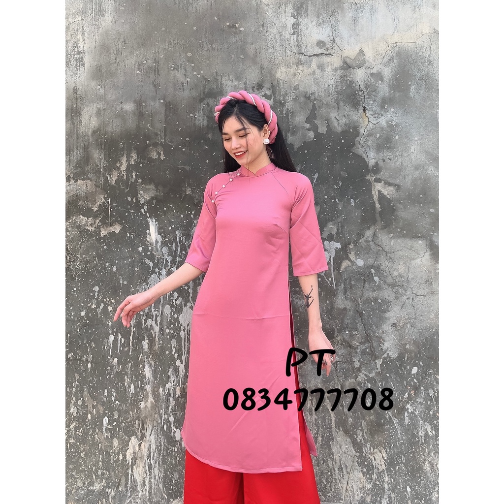 [ XẢ KHO 3 NGÀY] Áo dài cách tân lụa tây thi cao cấp nhiều màu big size