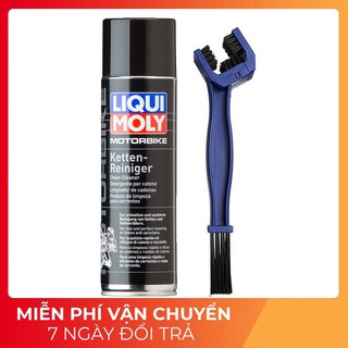 [ Tặng cọ sên ] Chai Xịt Vệ Sinh Sên Liqui Moly Motorbike Chain Cleaner 1602 500ml