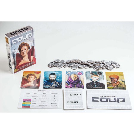 TRÒ CHƠI BOARDGAME COUP ĐẦY ĐỦ ( GỒM CƠ BẢN + REFORMATION ) - TRÒ CHƠI ĐOẠT VỊ
