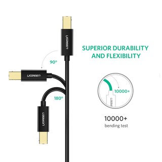 Cáp USB Type-C ra USB 2.0 Type-B cao cấp UGREEN US152