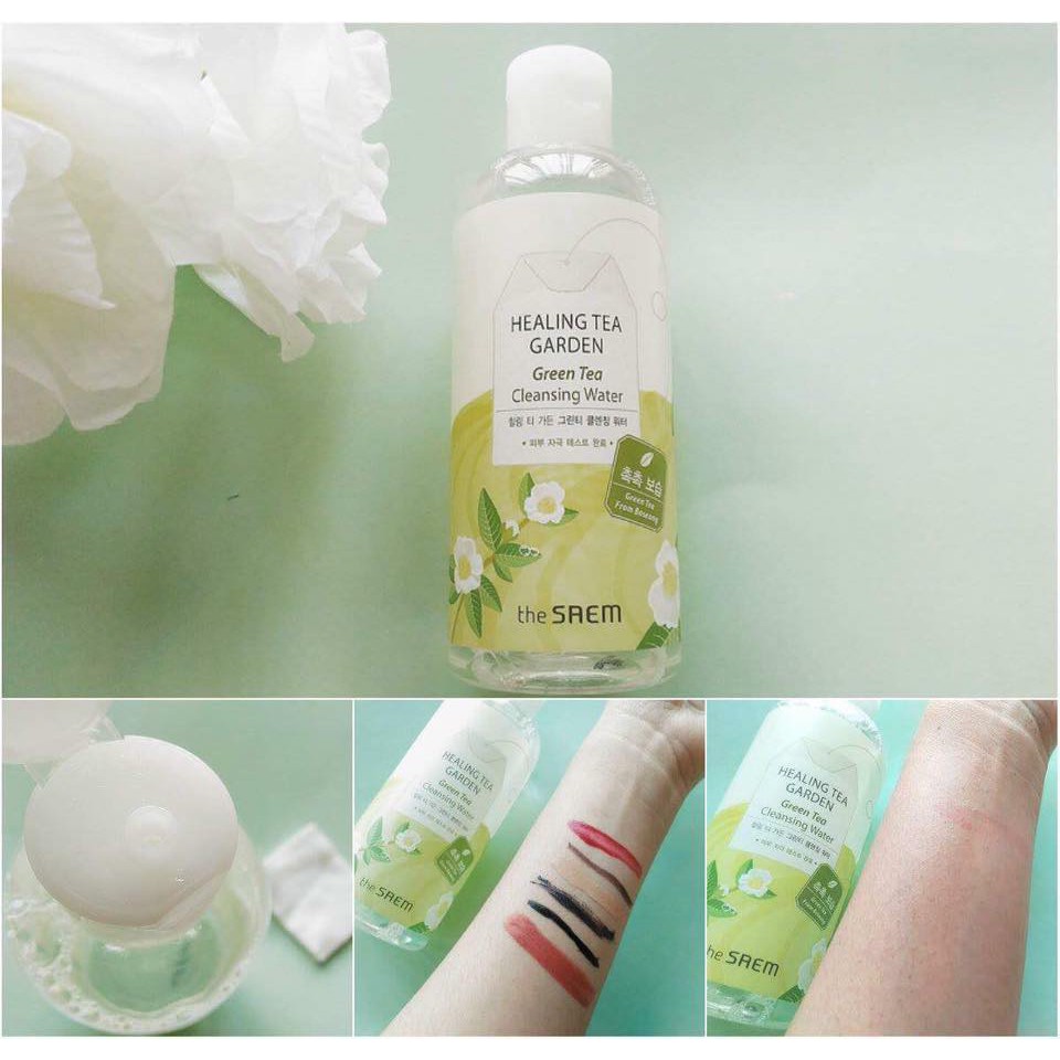 Nước Tẩy Trang The Saem Healing Tea Garden Cleansing Water 300ml