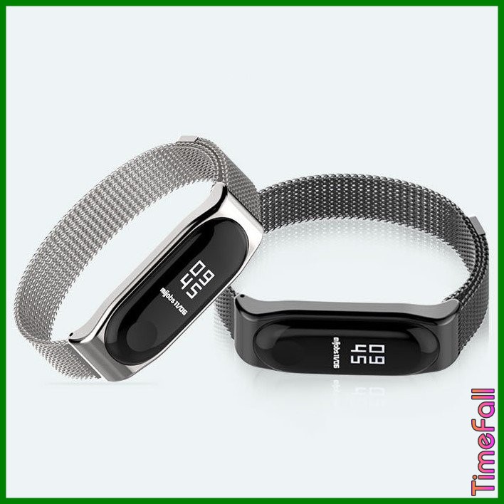 Dây đeo nam châm CLASSIC miband 4, MIBAND 3 chính hãng MIJOBS, dây đeo thay thế mi band 4, 3 milanese loop CLASSIC