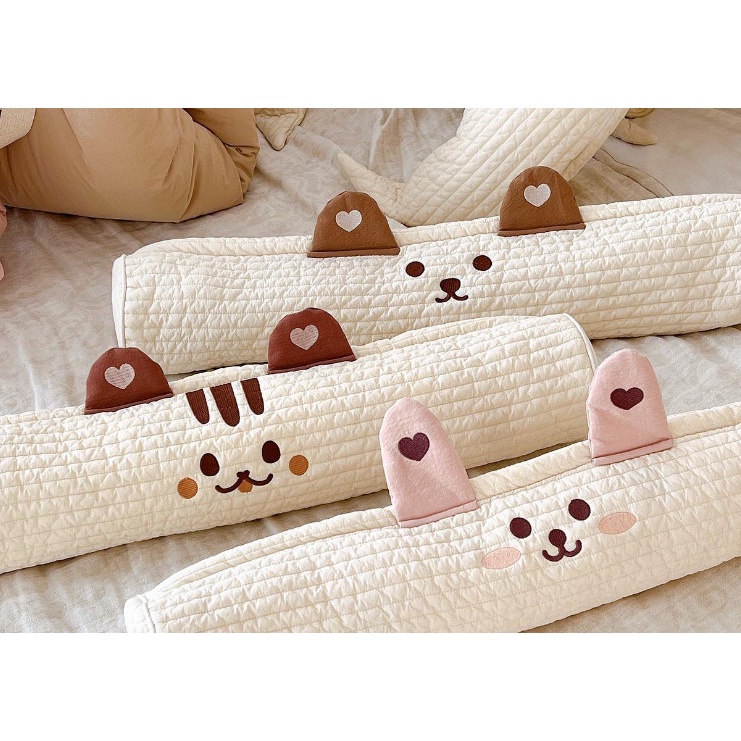Gối ngủ mùa hè bằng cotton nguyên chất dễ thương cho bé sơ sinh