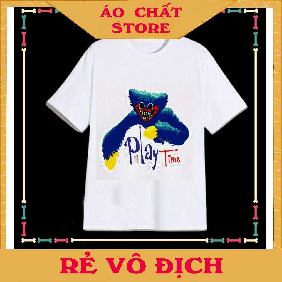 Áo thun cho bé trai in hình hoạt hình Poppy Playtime - 4 mẫu HOT bán chạy