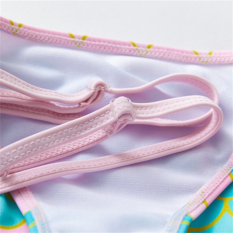 Bộ Đồ Bơi Hai Mảnh Thời Trang Nàng Tiên Cá Phong Cách Mới 2022 Cho Bé Gái 3-12 Tuổi