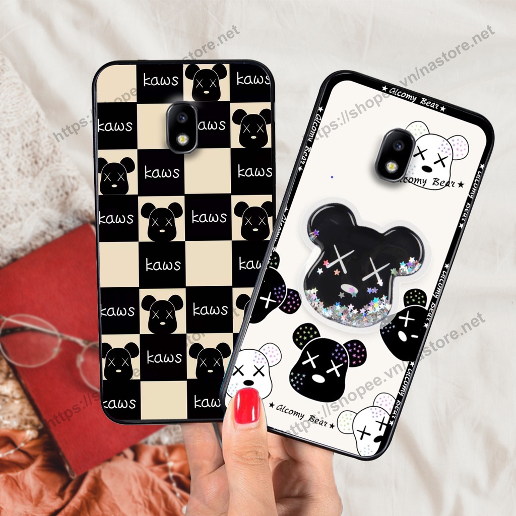 Ốp lưng Samsung J3 Pro / J5 Pro / J7 Pro / J7 Plus trái tim họa tiết caro, mikey họa tiết beabrick kaws cute