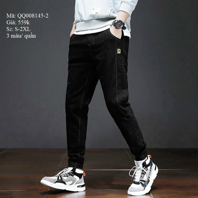 [HOT] Quần Jean Jogger Nam Co Giãn 3 Màu Chất Đẹp Cao Cấp Freeship