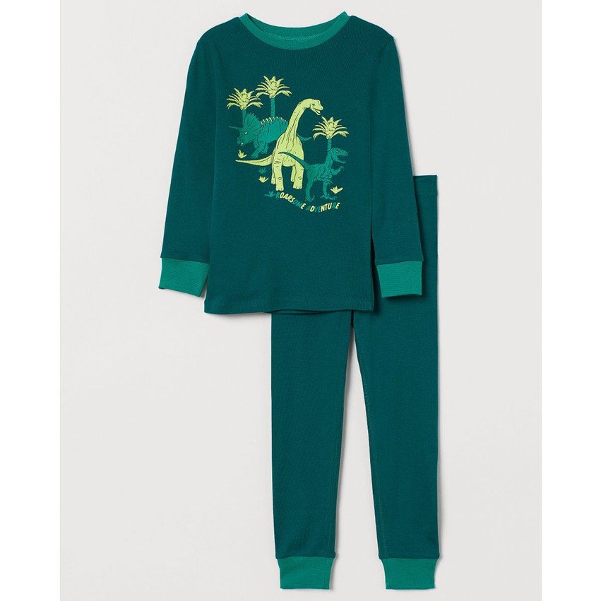 Bộ dài tay bé trai HM authentic