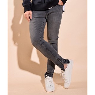 Quần jean ROUTINE - Quần jean nam skinny Xám đậm có khóa kéo ống chân 10S20DPA028 - Shop LA STORE