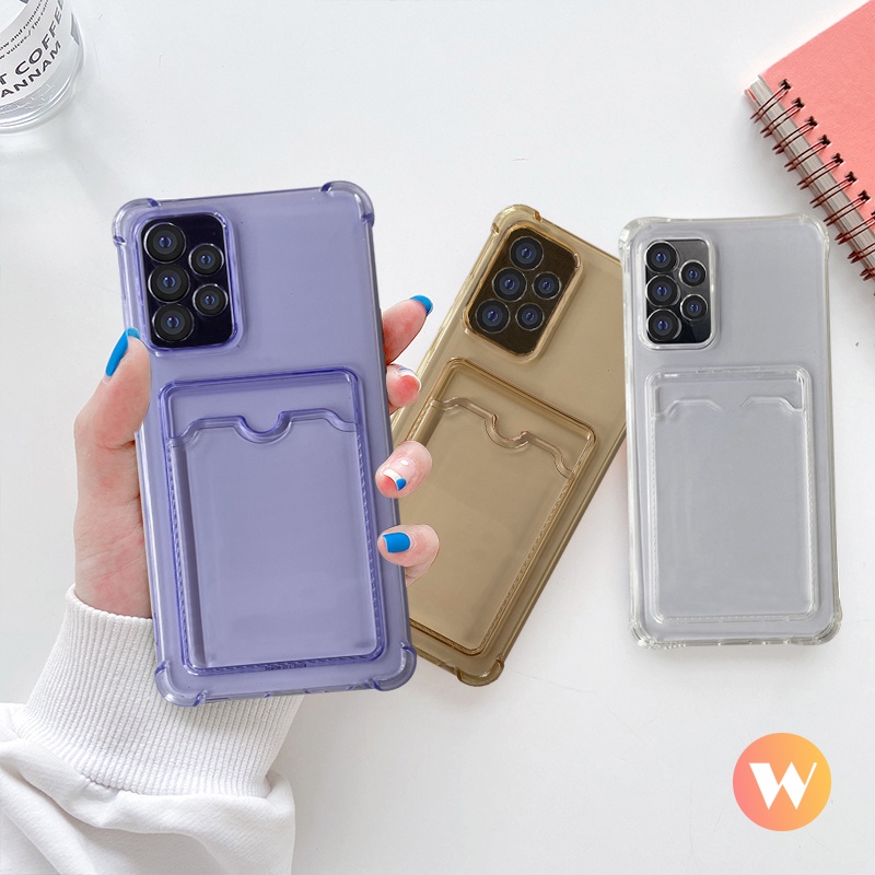 Màu Sắc Ốp Điện Thoại TPU Mềm Chống Sốc Có Ví Đựng Thẻ Cho Redmi 10 9A 9 9C Note 9 10 10pro 11 Lite M3 X3 Pro NFC