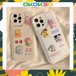 Suitable for OPPO mobile phone case Reno7pro/reno6/7z/5 new cartoon three-dimensional cute doll anti-fall mobile phone case soft shell R17 couple models A53/A31/A9 2020/Findx3pro/Findx5pro