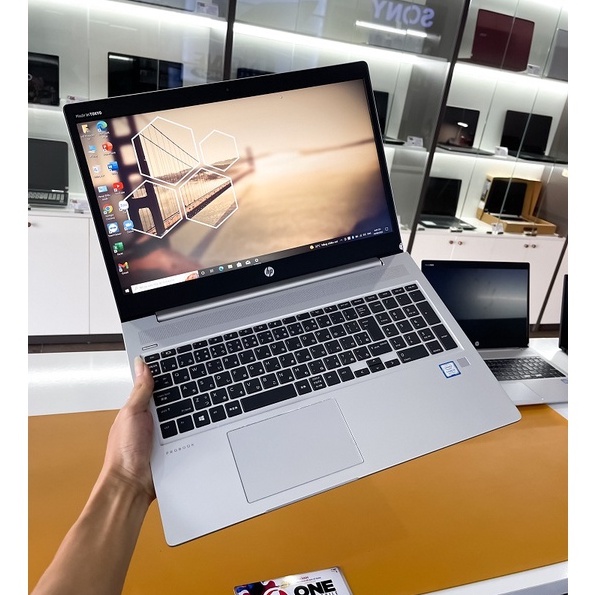 Laptop HP Probook 450 G6 Core i5 8265U/ Ram 16Gb/ SSD 512Gb/ màn hình tràn viền, vân tay 1 chạm
