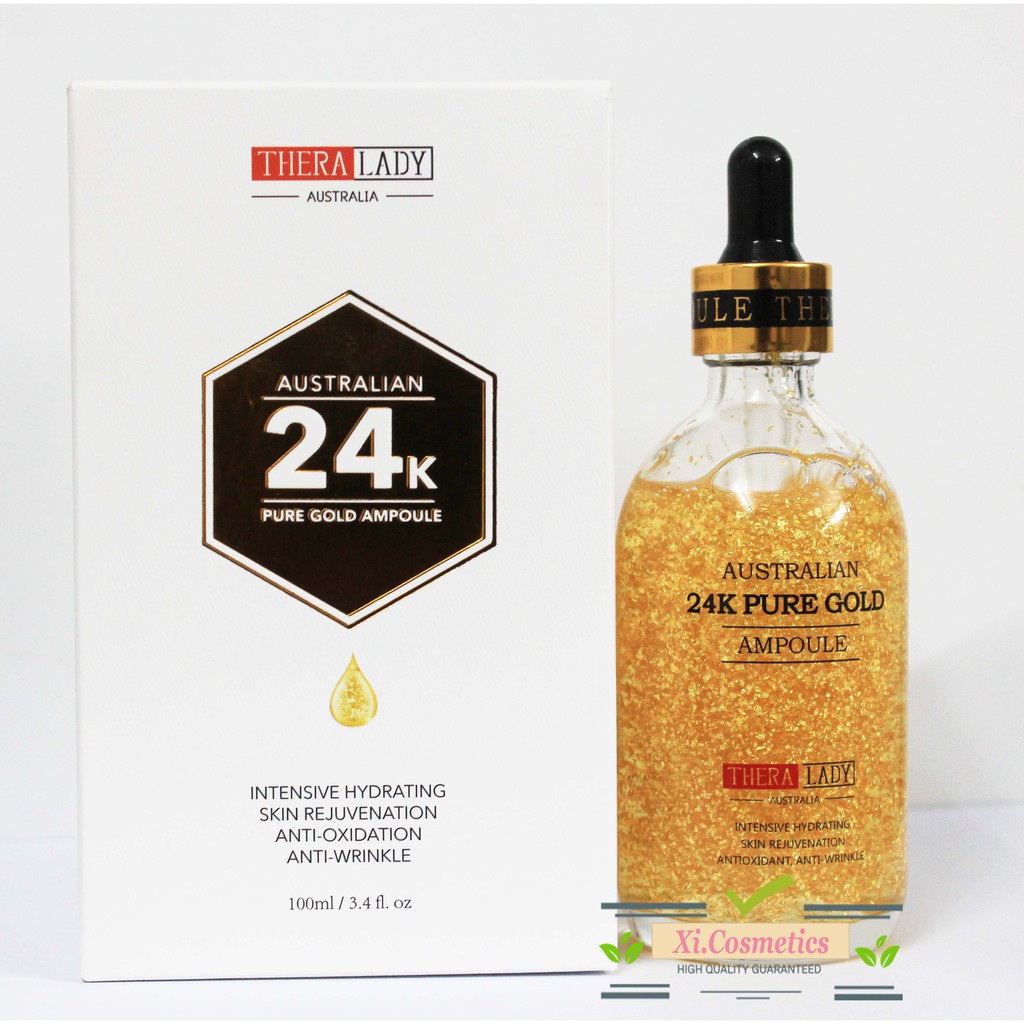 Serum dưỡng da Thera Lady Australian 24K Pure Gold Ampoule 100ml Của Úc