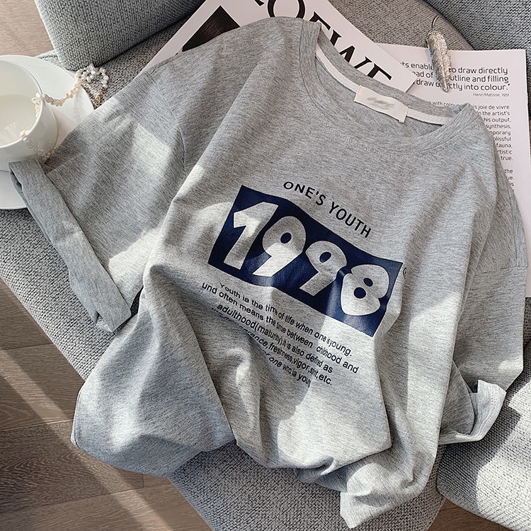 Áo Thun Ngắn Tay In Họa Tiết Kỹ Thuật Số Phong Cách Preppy Mùa Hè Cho Nữ Sinh