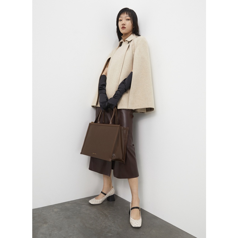 Ck2-30671296- 1 CHARLES & KEITH Túi Xách Đeo Vai / Cầm Tay Thời Trang