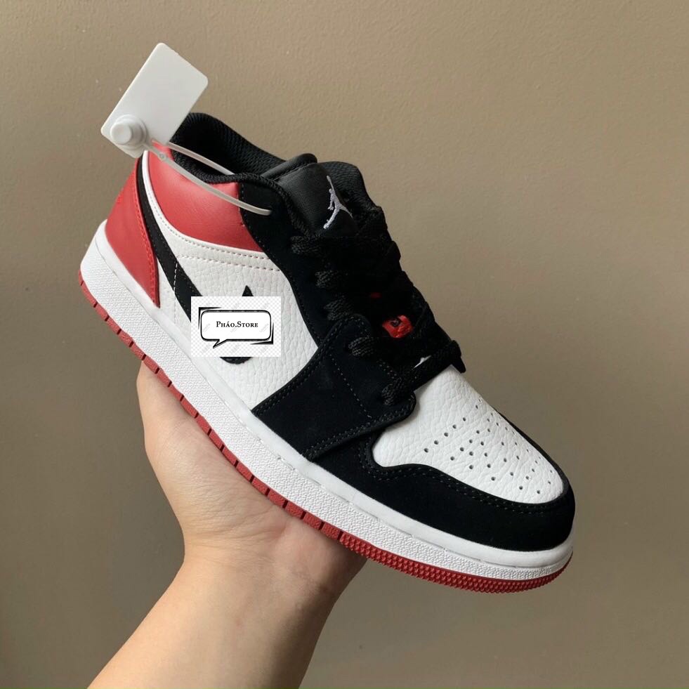 Giày Sneaker nam Đỏ đen Thấp cổ Chicago