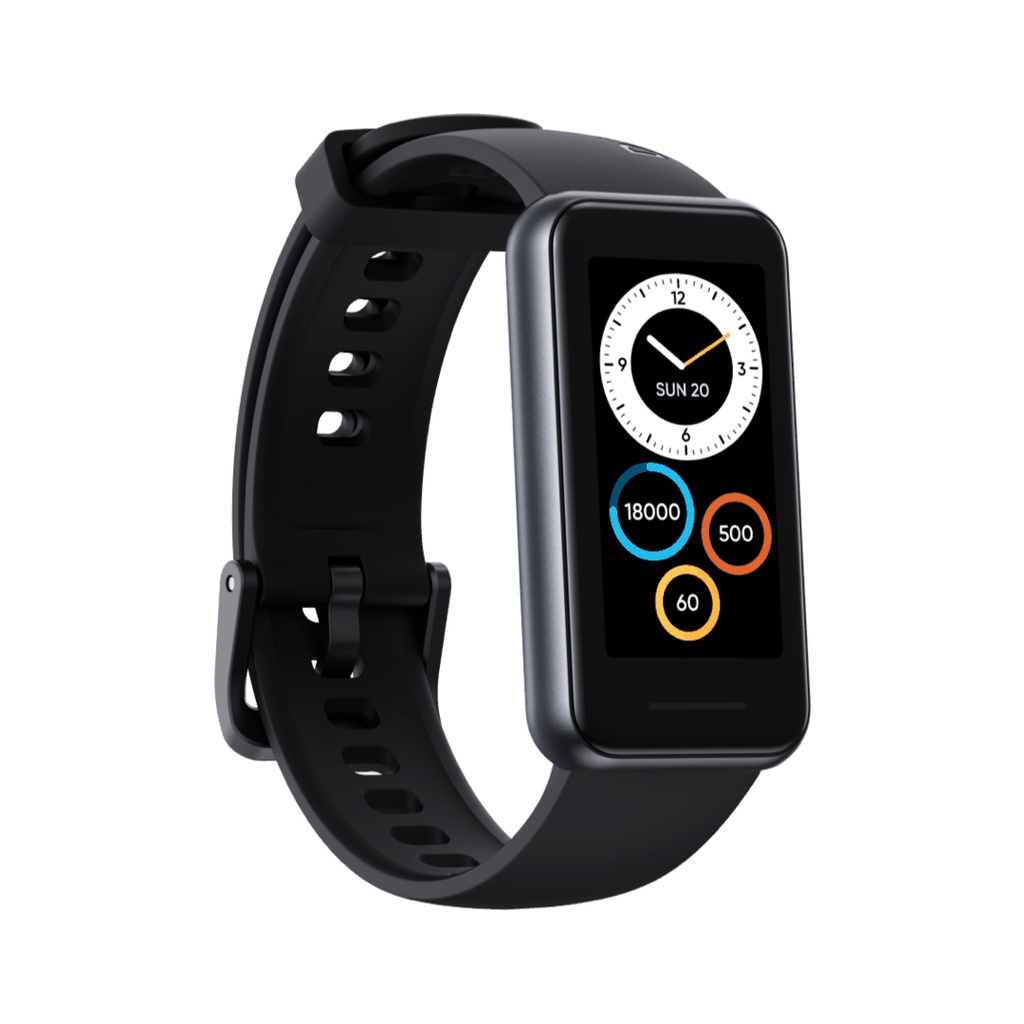 Vòng đeo tay Realme Band 2 chính hãng, Màn Hình Màu Lớn 1.4 Inch, Theo Dõi Nhịp Tim, đo nồng độ oxy máu.