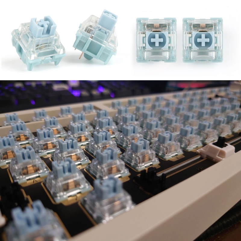 Bàn Phím Cơ btsg RGB 3pin 42g Không Ồn