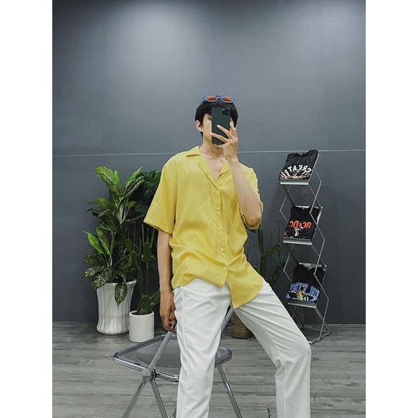 ÁO SƠMI LỤA FULL MÀU FORM UNISEX NAM NỮ