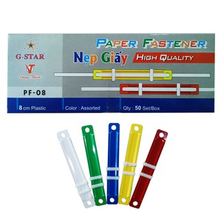 Nẹp giấy acco 50 bộ / hộp gstar